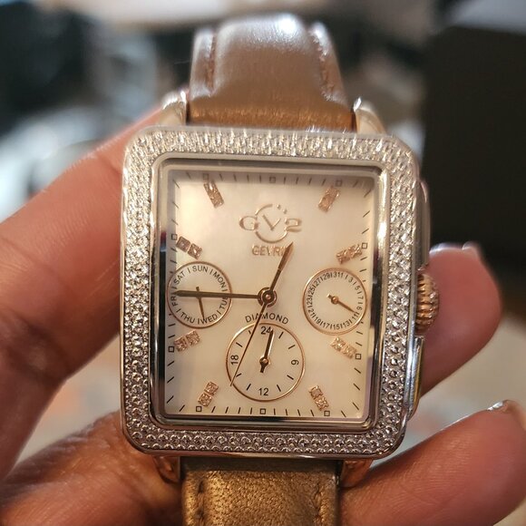 GV2 BY GEVRIL Bari Multi White Mother of Pearl Dial Ladies Watch Item No. 9214. - Picture 14 of 14